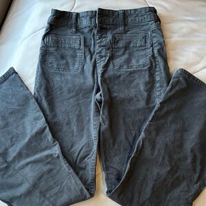 American Eagle Charcoal Gray Corduroy Pants